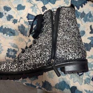 Kate Spade Sparkle boots like new